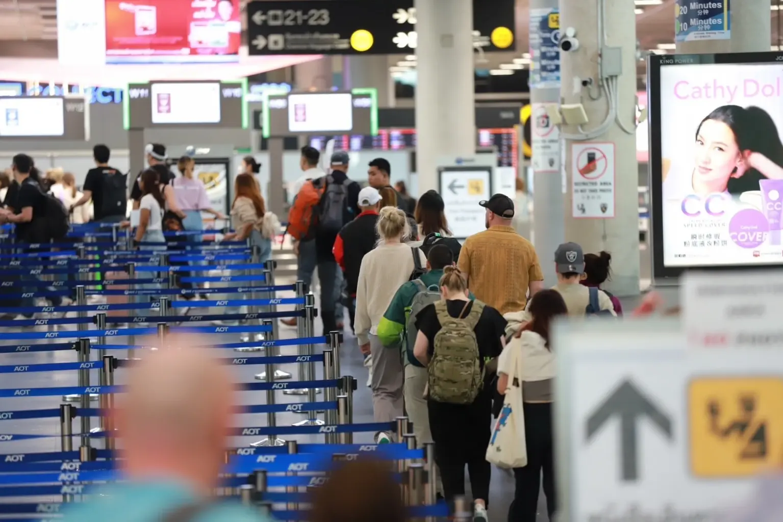 泰国素万那普机场预计新年期间平均每天达18.2万人次