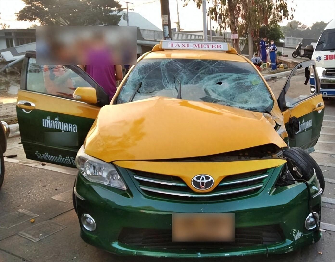 泰国醉驾出租司机酿情人节惨祸！