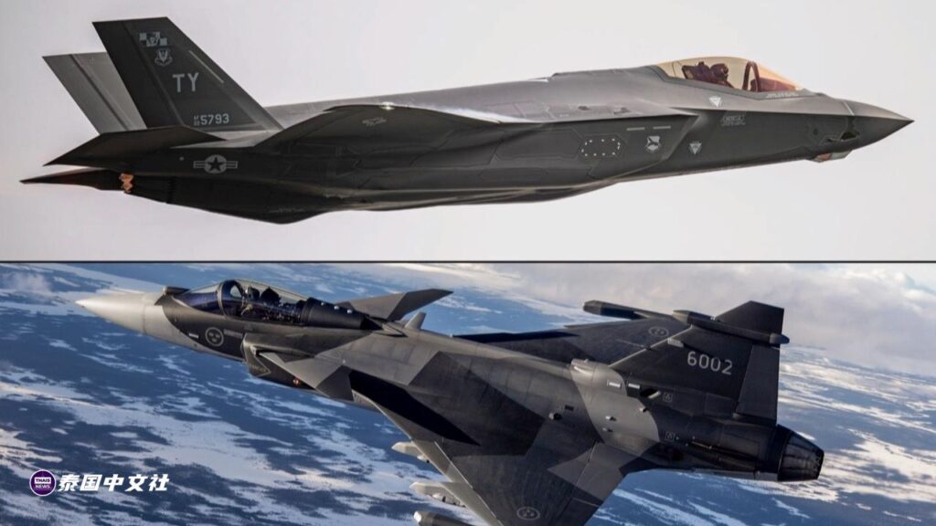 泰国：JAS-39“鹰狮”E/F与F-35“闪电”II对比
