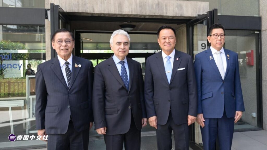泰国总理阿努廷与国际能源署会谈，推动清洁能源转型获赞赏