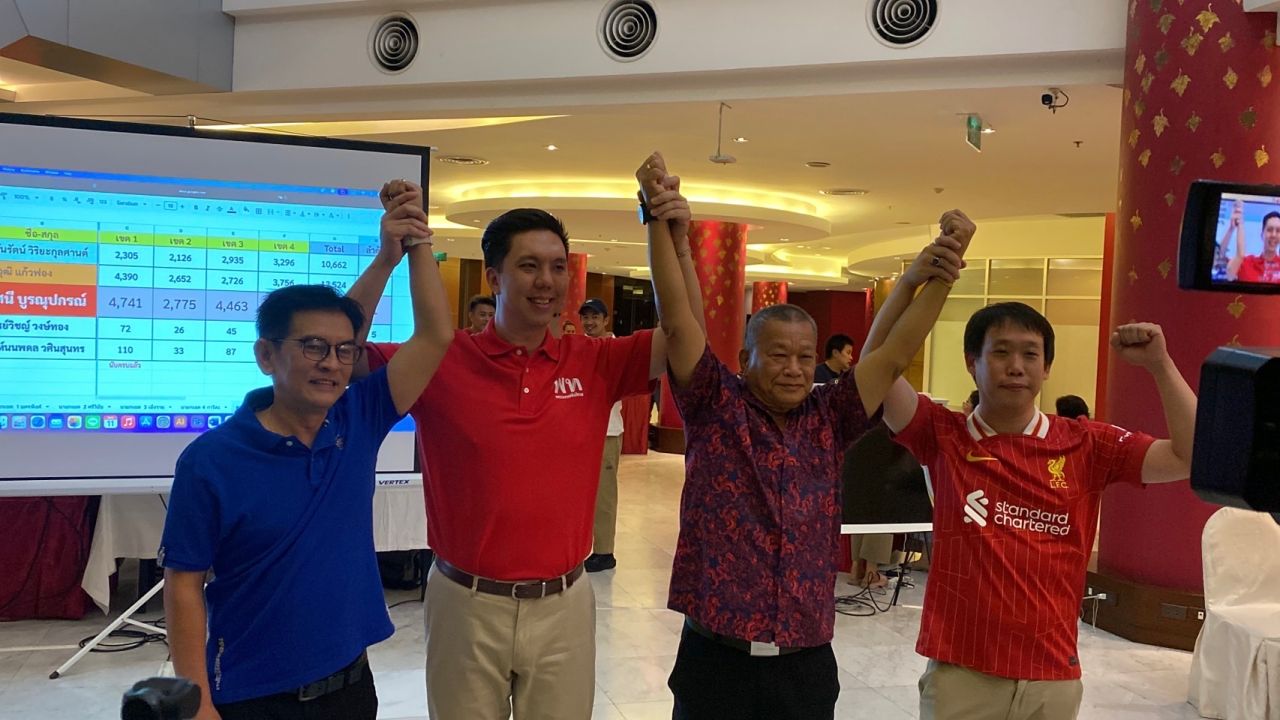 “阿努颂”表示，清迈市长选举结果证明了人民的力量，信任为泰党的方向