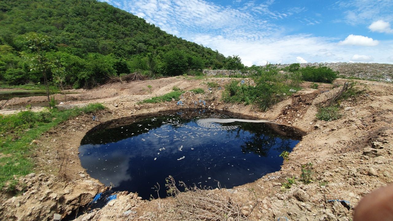 居民投诉：污水从แก่งเสี้ยน垃圾池流入农地和公共水源