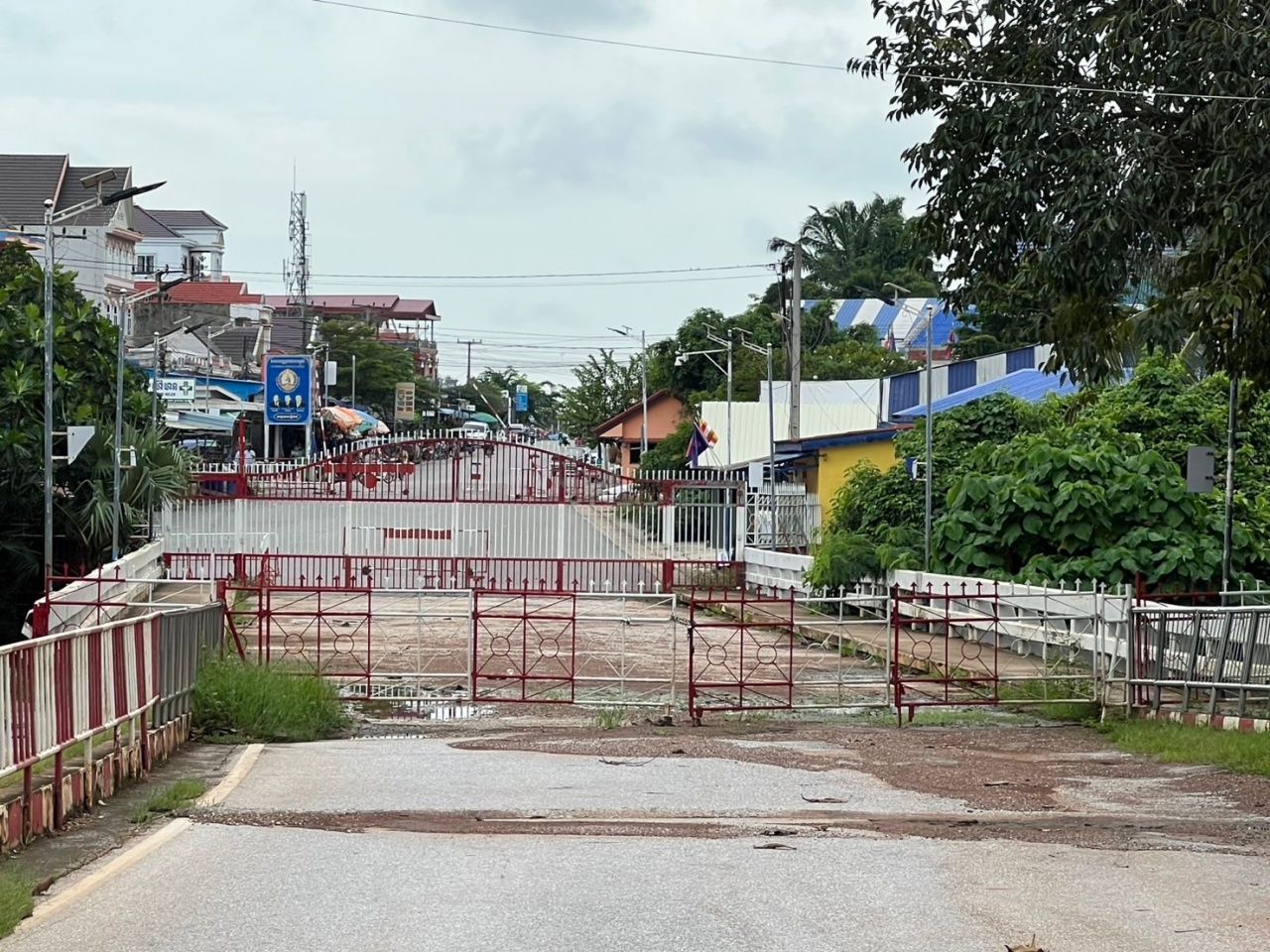 คลองหาด专项部队确认关闭边界口岸后，社交媒体传播错误信息