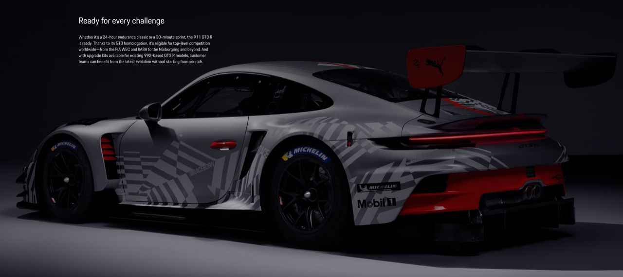 Porsche 911 GT3-R 2025 赛道之王