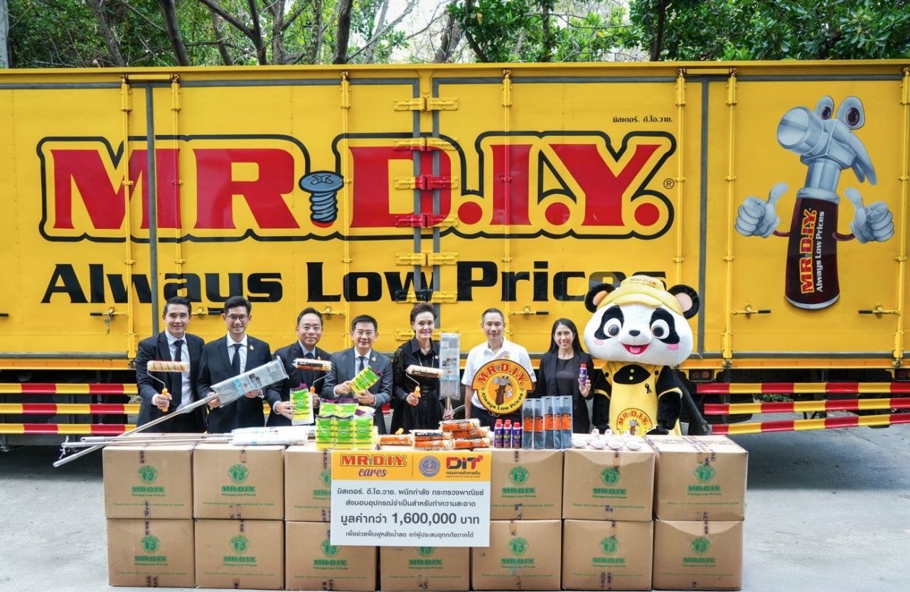 商务部携手Mr. D.I.Y.捐赠价值160万清洁设备协助南部地区洪灾恢复