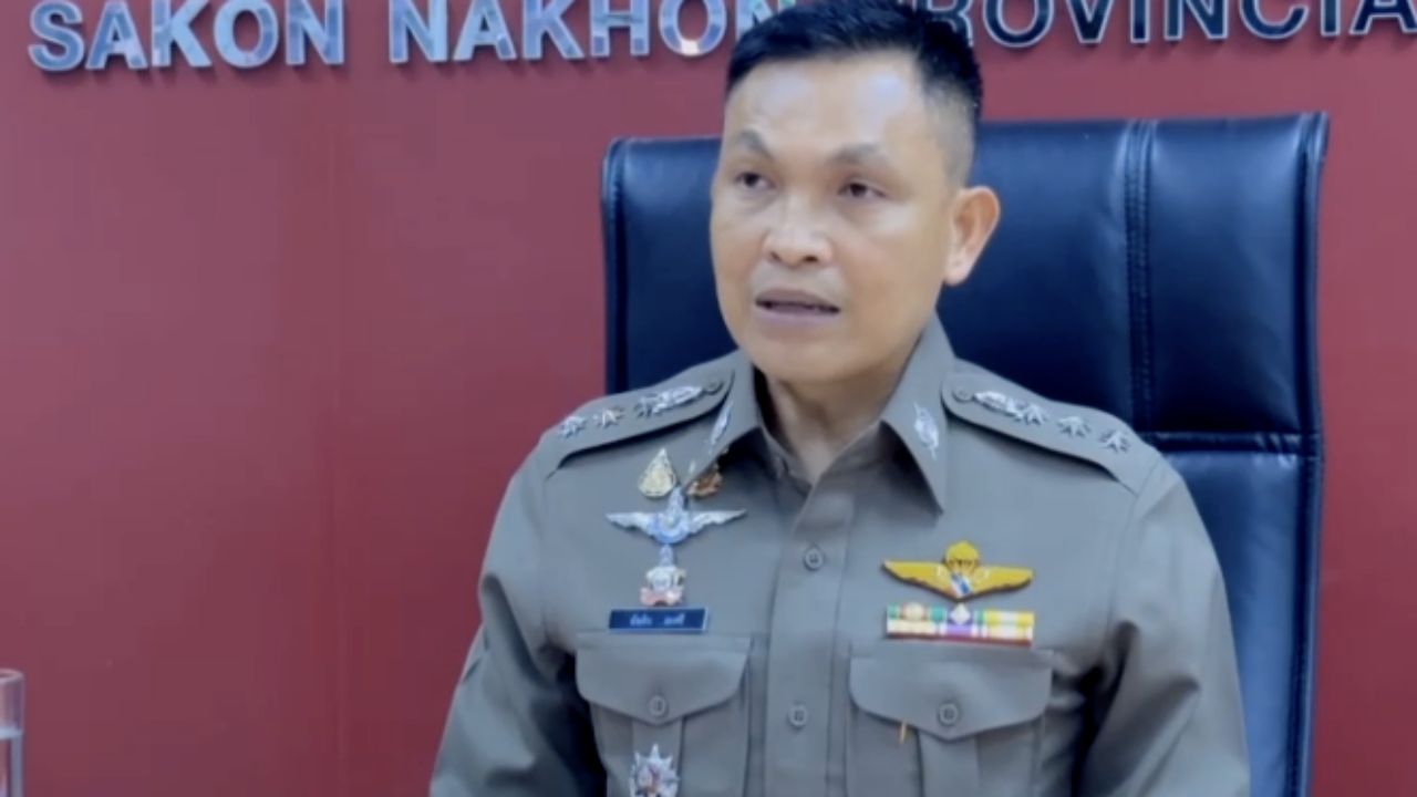 沙功那空警察打击诈骗者 抓获区域内的马仔账户团伙 正在处理106个案件