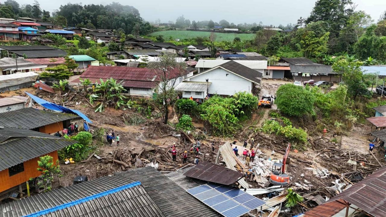 芭蒼雲村泥石流，死亡人数增至4人，5人失踪