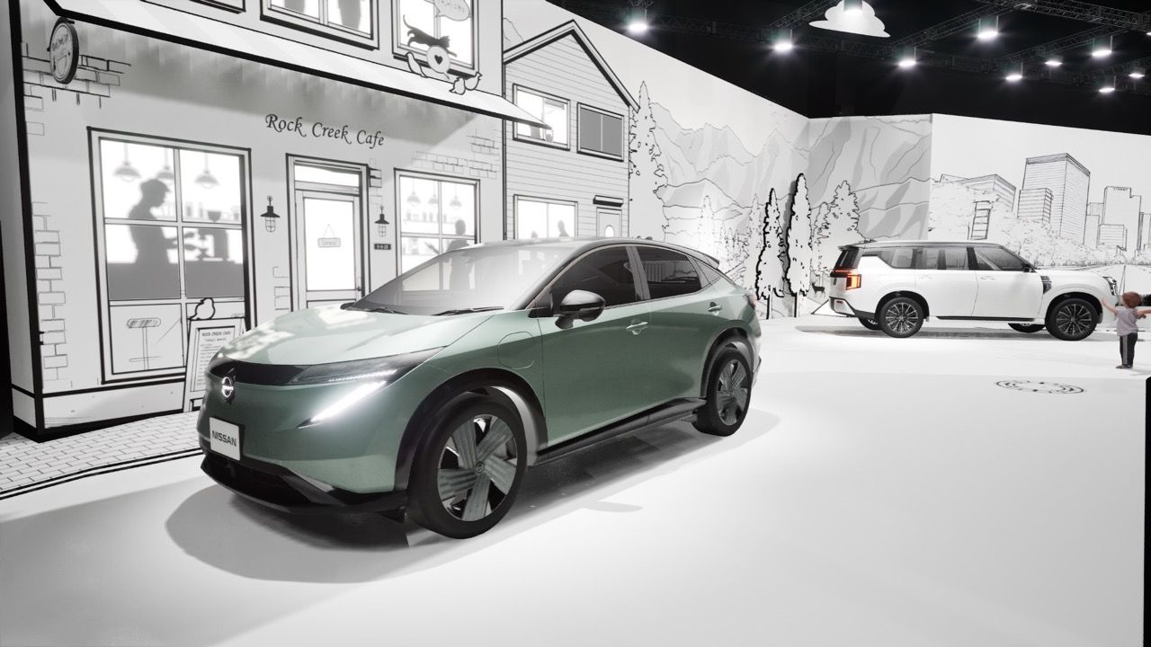NISSAN展示结合日本文化的概念车，通过漫画主题展台亮相JMS 2025