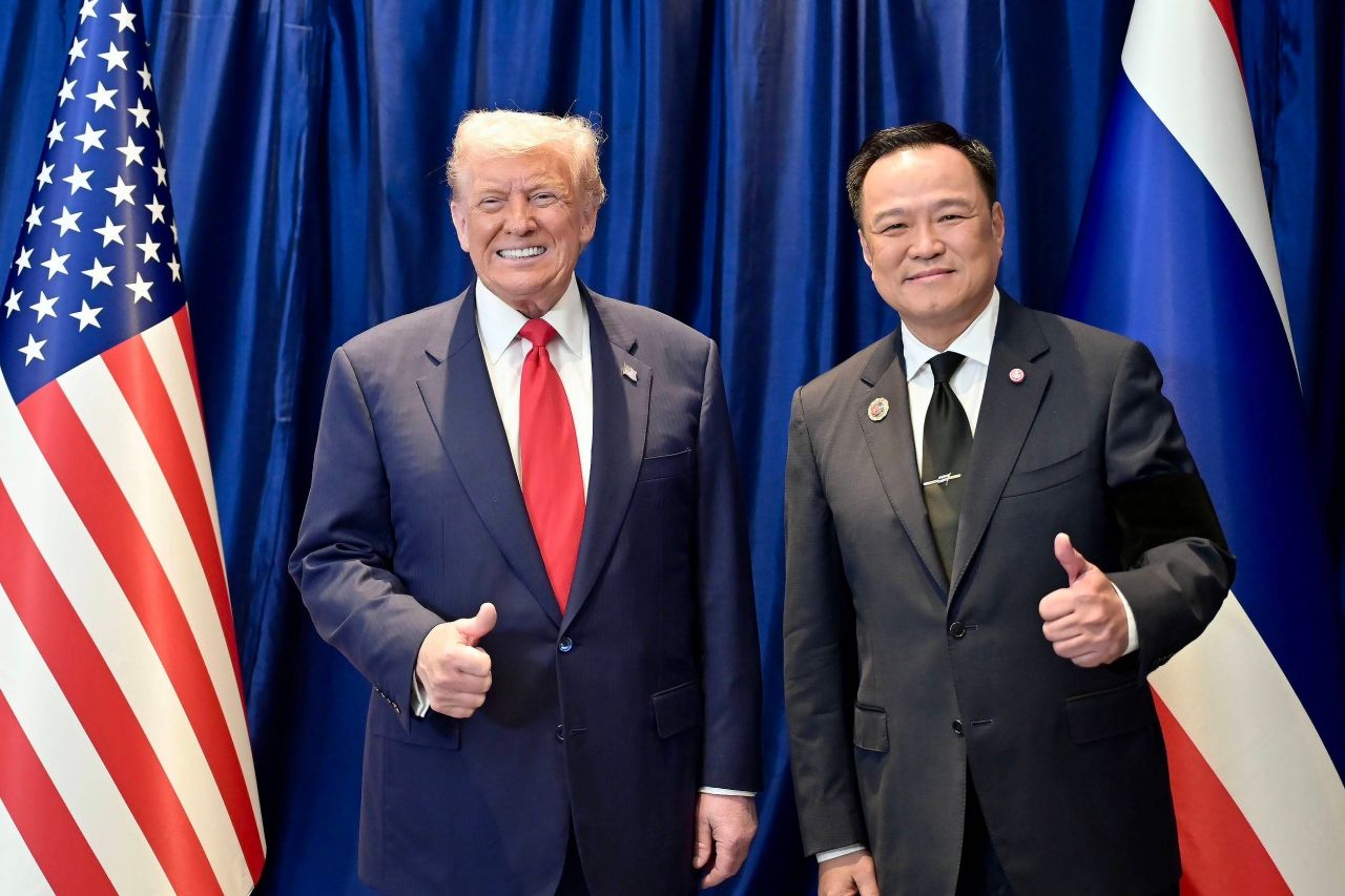 “阿努廷” 抵达泰国 签署声明气氛融洽 强调柬埔寨必须遵守条件 相信不敢推翻
