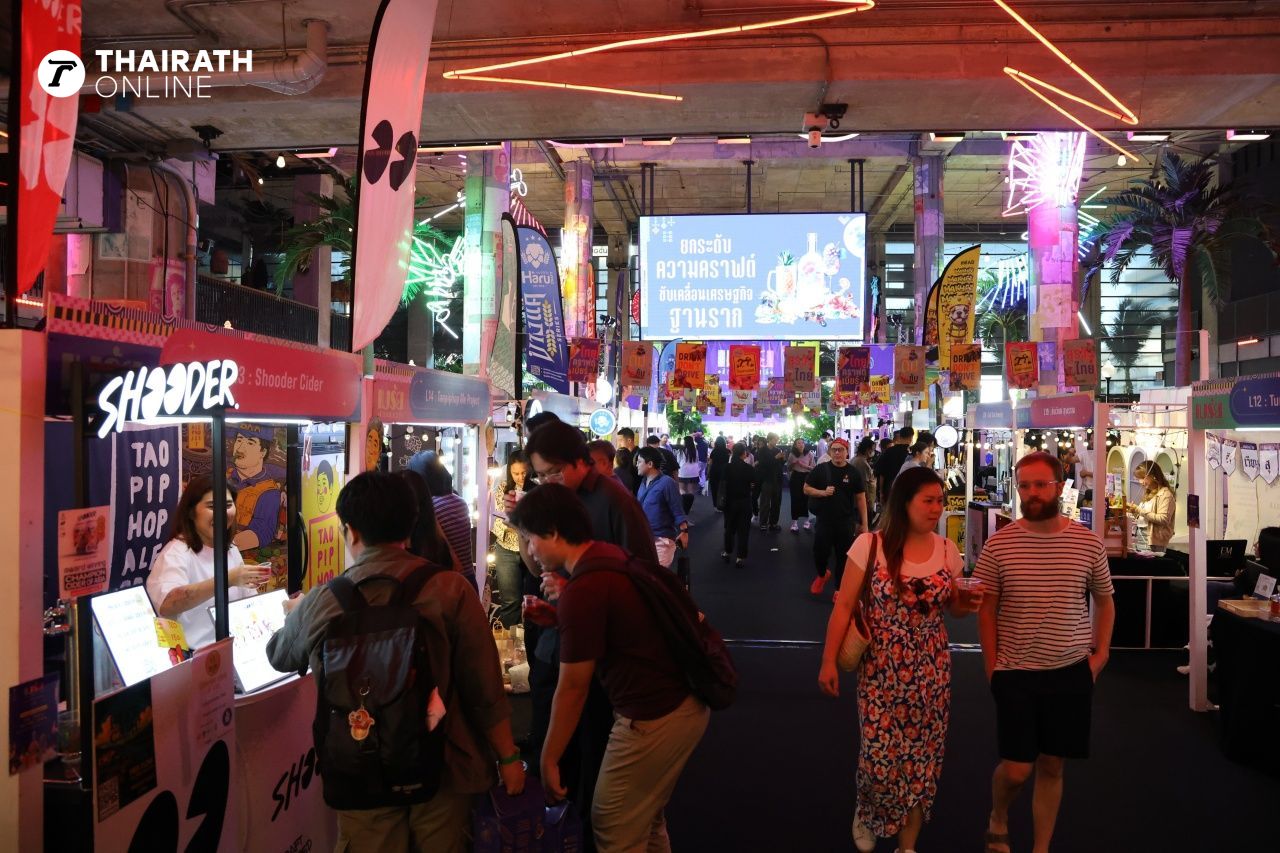 “泰国美酒节2025”最后一天活动图片浓缩，展现全国地方酒商