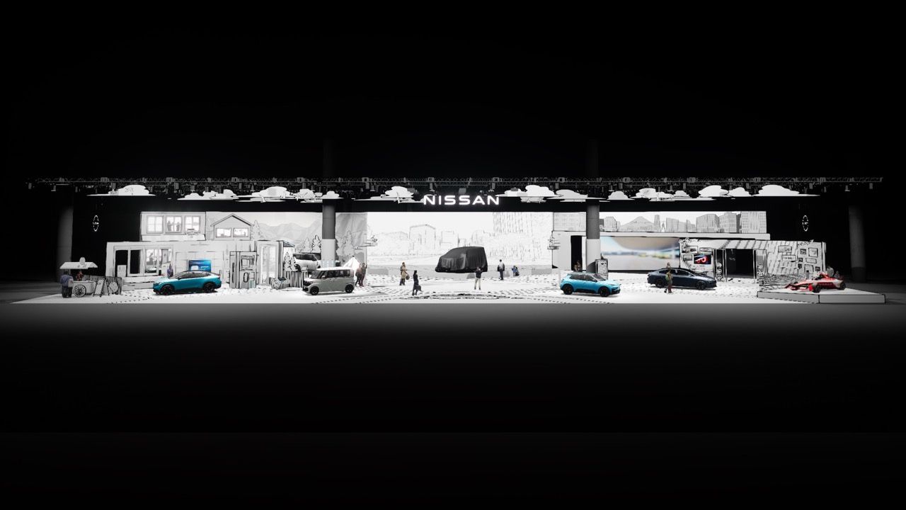 NISSAN展示结合日本文化的概念车，通过漫画主题展台亮相JMS 2025