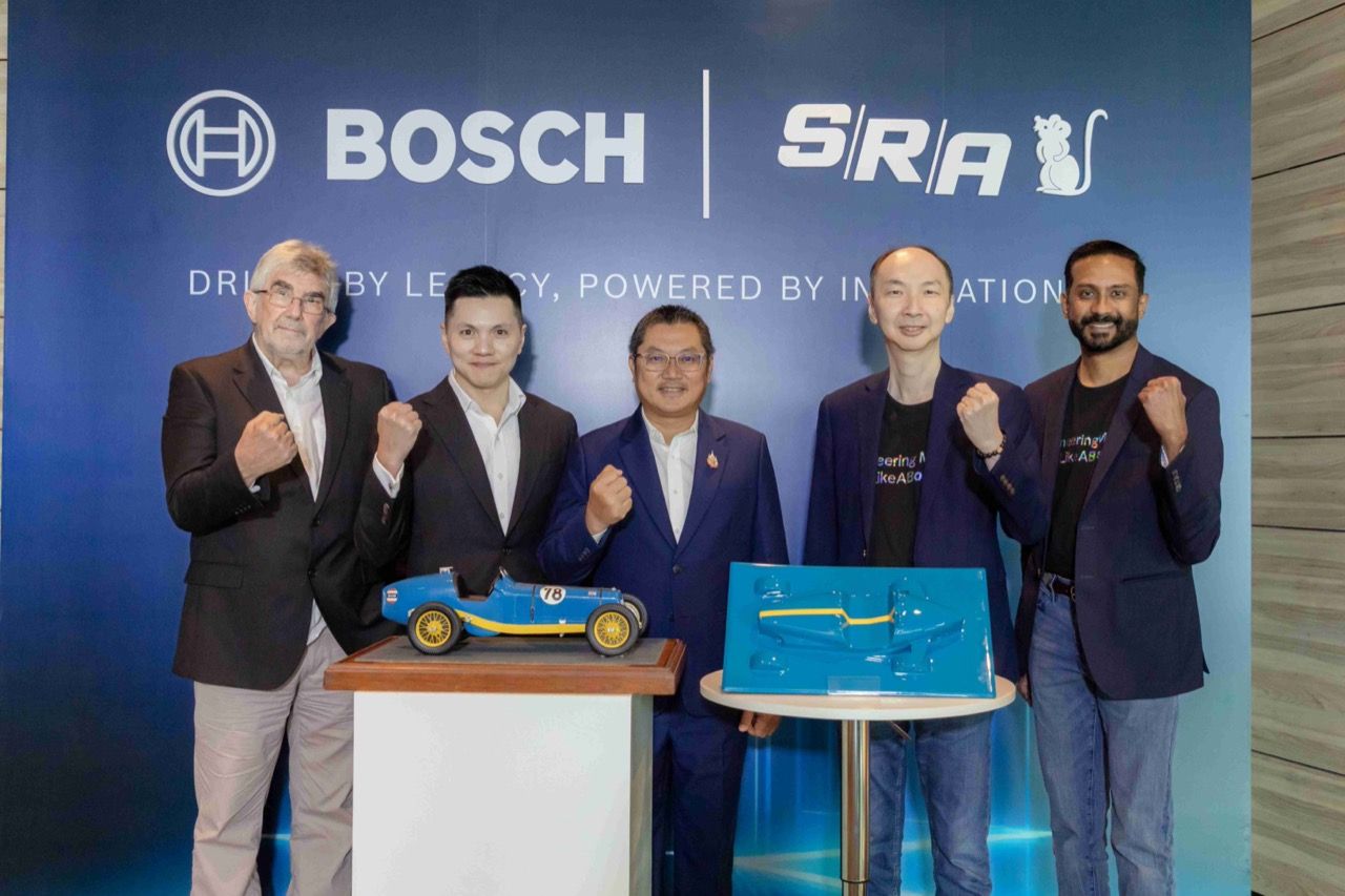 SRA携手博世工程开发高性能电动驱动系统