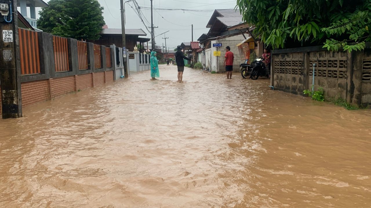 台风“布洛伊”影响普莱 暴雨引发三村洪水