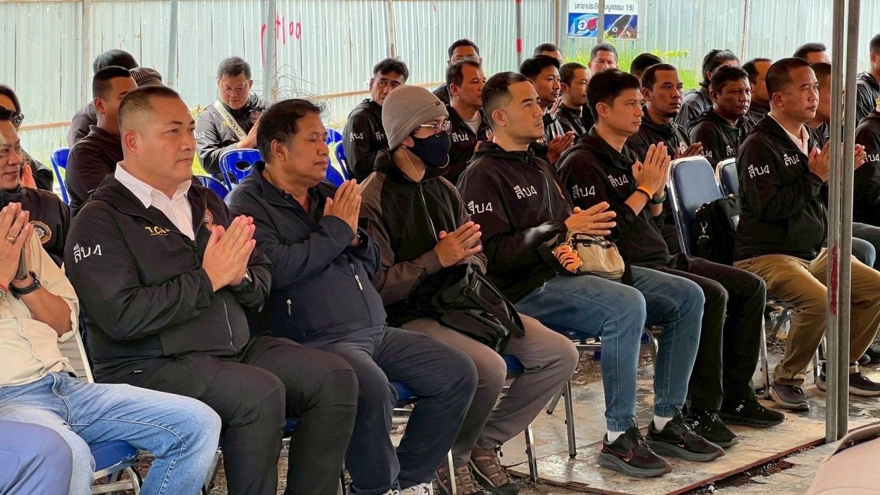 “副指挥” 举行新曼谷警署大楼奠基仪式，致力打击犯罪集团