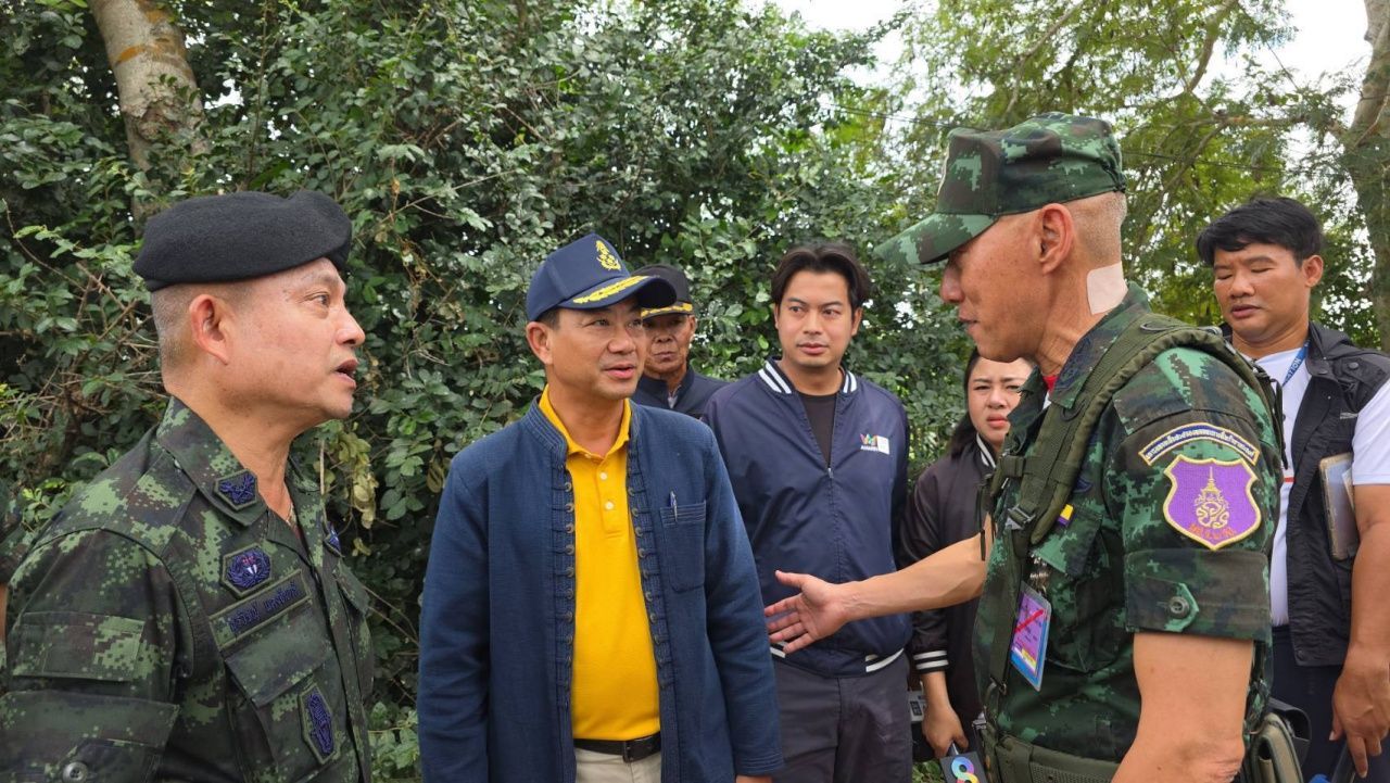第一军区司令视察领土并强调为泰国领土