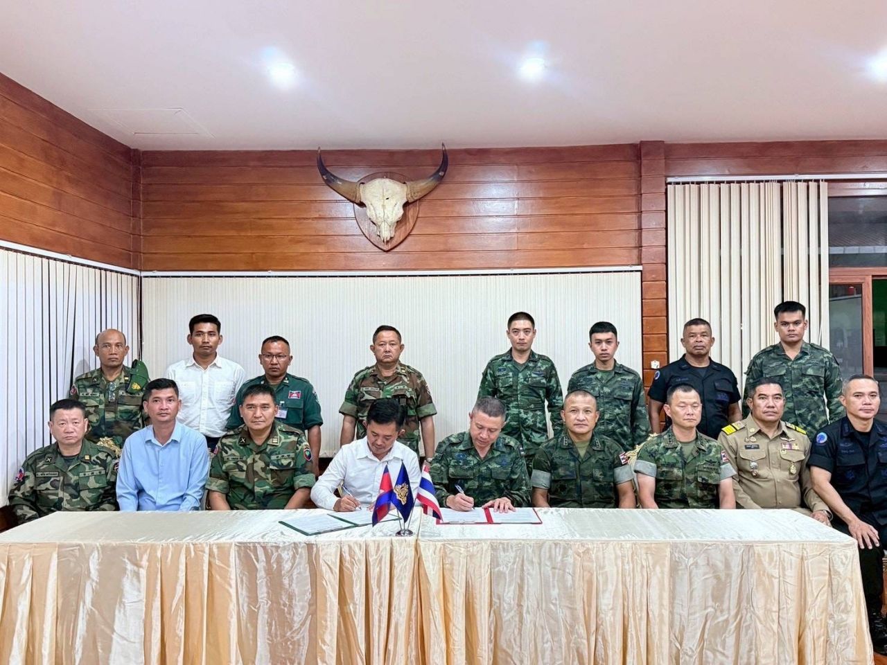 泰柬开书,同意在尖竹汶和达叻边境修建超过8公里的边界围栏