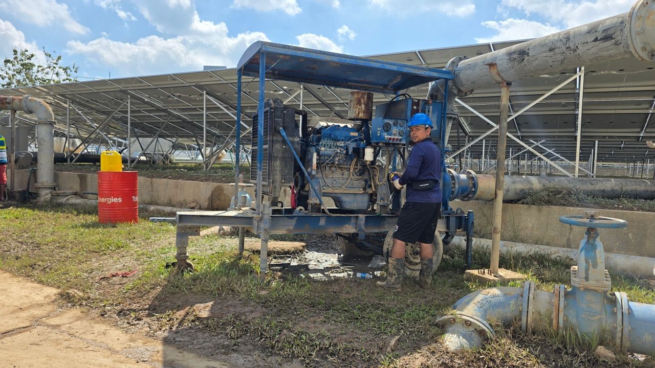 Hat Yai Provincial Waterworks Urgently Repairs Flooded Systems and Pumps, Apologizes to Affected Residents