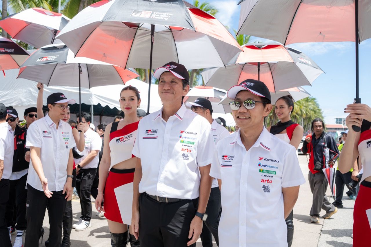 Toyota Gazoo Racing Thailand 第一次比赛在邦盛街道赛道的竞赛结果