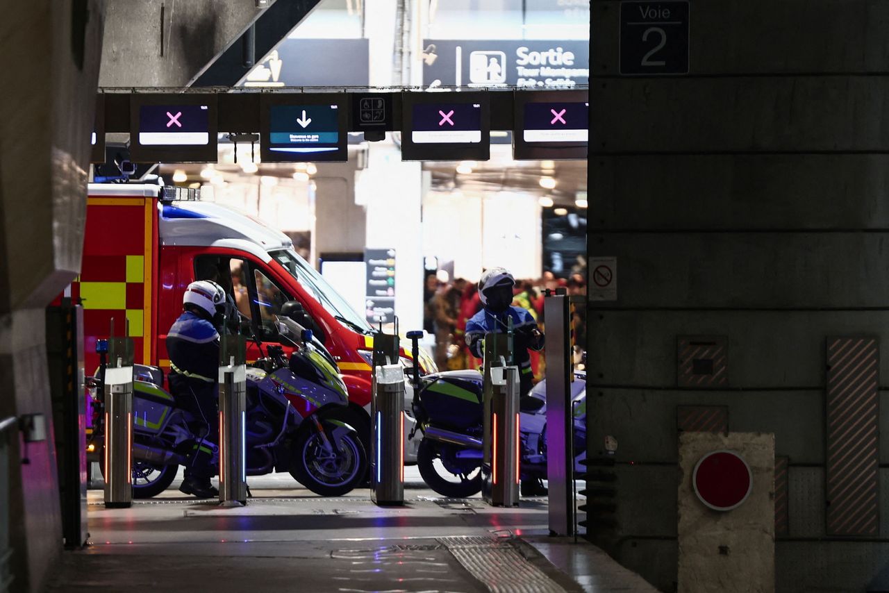 乘客惊慌,法国火车站持刀犯罪嫌疑人被警方开枪制止