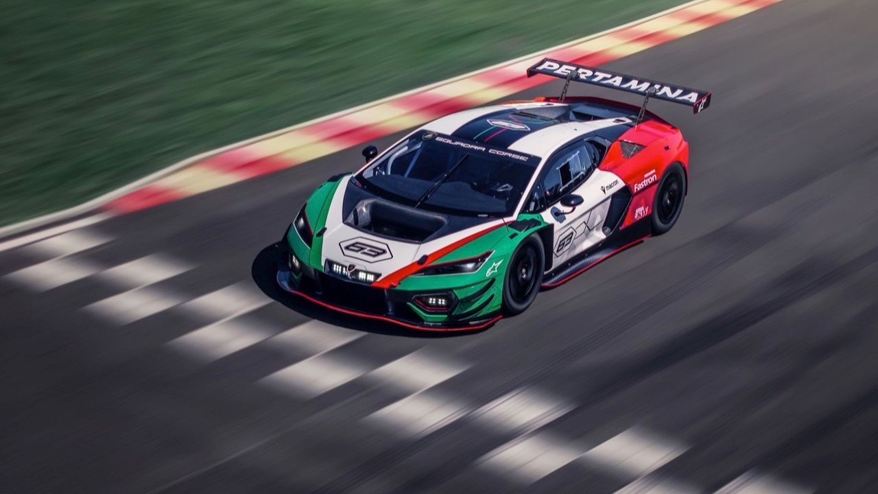 瞬间达到10,000转，赛车猛牛Lamborghini Temerario GT3