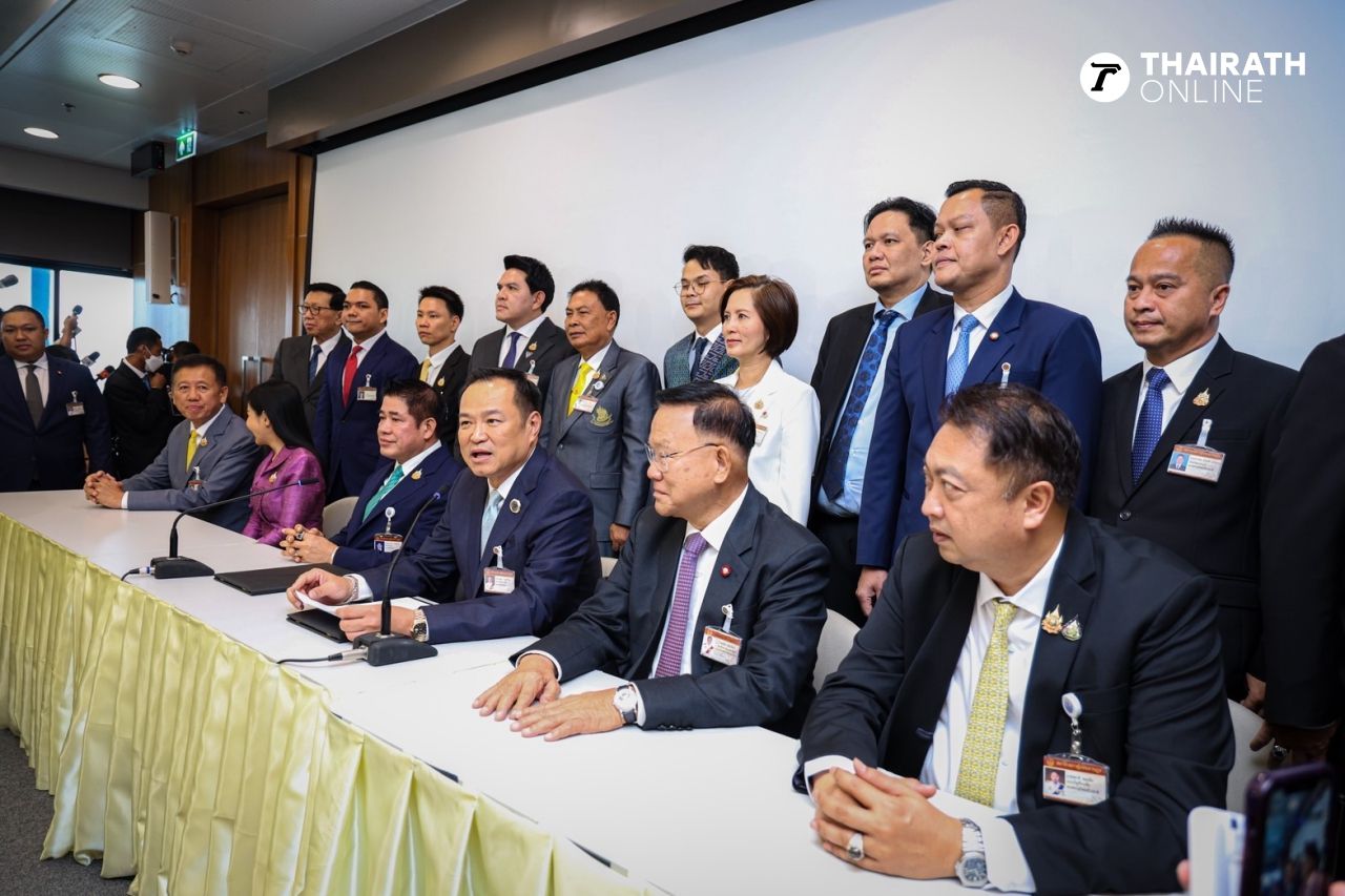 公布16名泰国团结党议员，‘宣明’带队签名支持‘阿努廷’任第32任总理