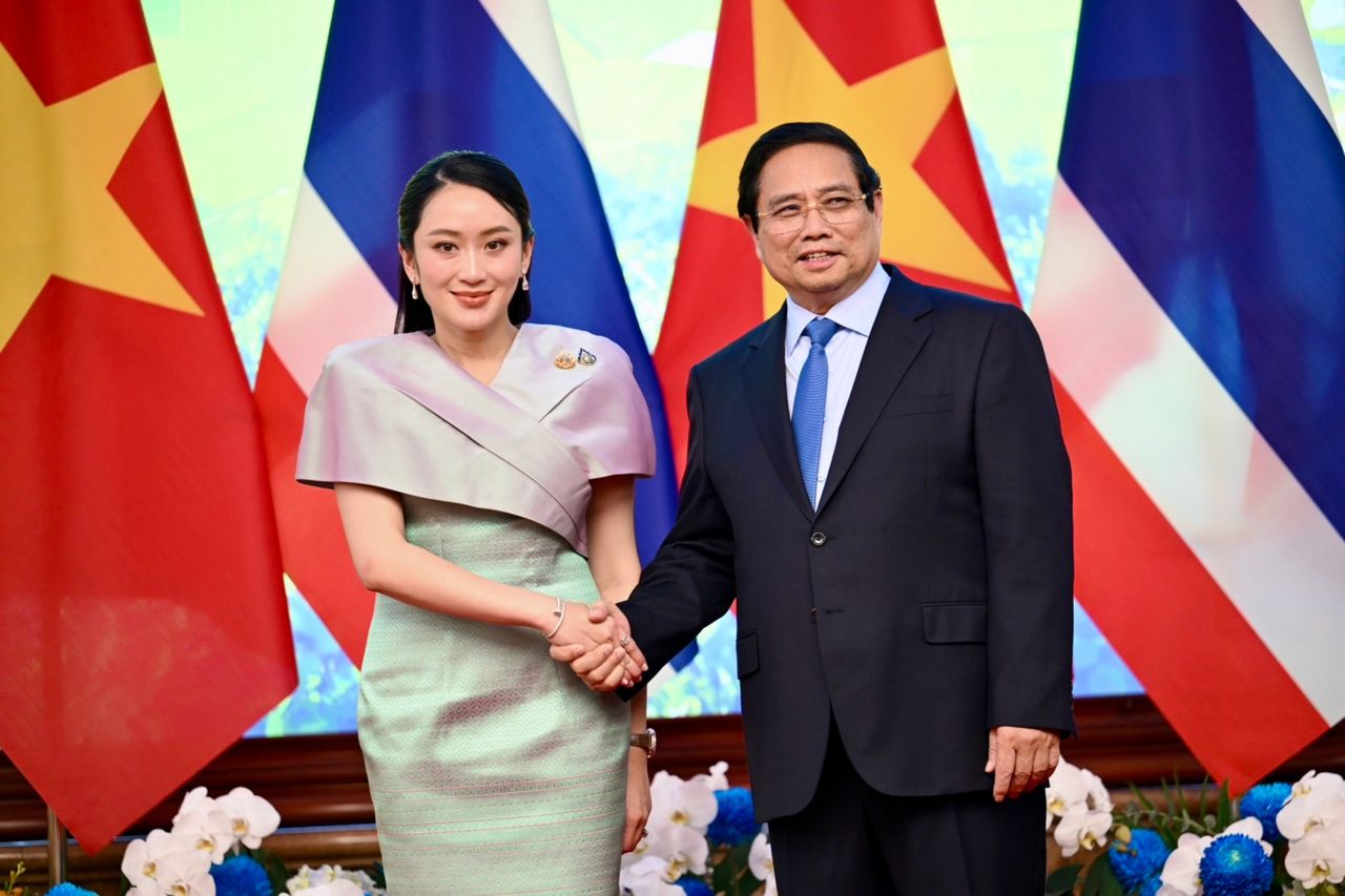 越南政府举办晚宴欢迎“英拉总理”强调紧密关系