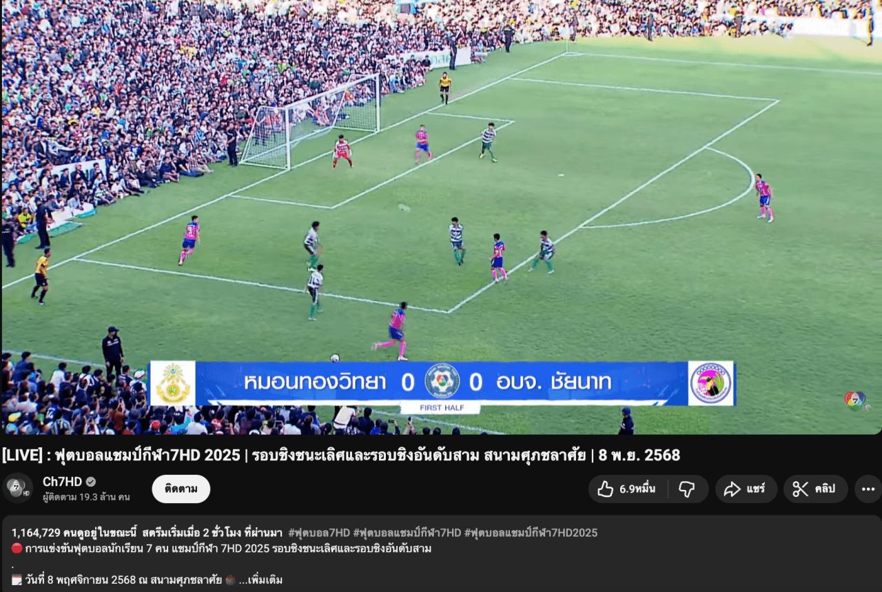 满场座无虚席,球迷涌入伊普鲁什协体育场“榴莲中学 VS 府立猜纳学校”争夺7色冠军