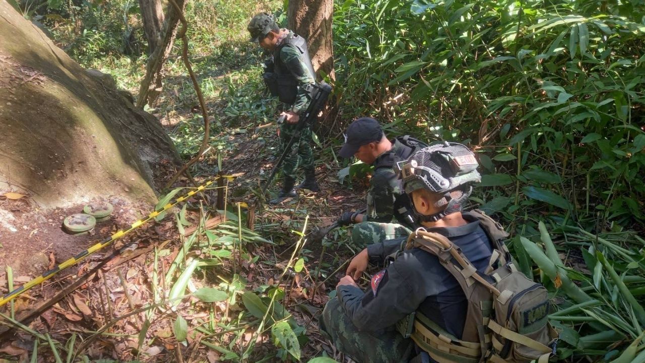 陆军透露继续在Chong Anma地区发现新的PMN-2地雷
