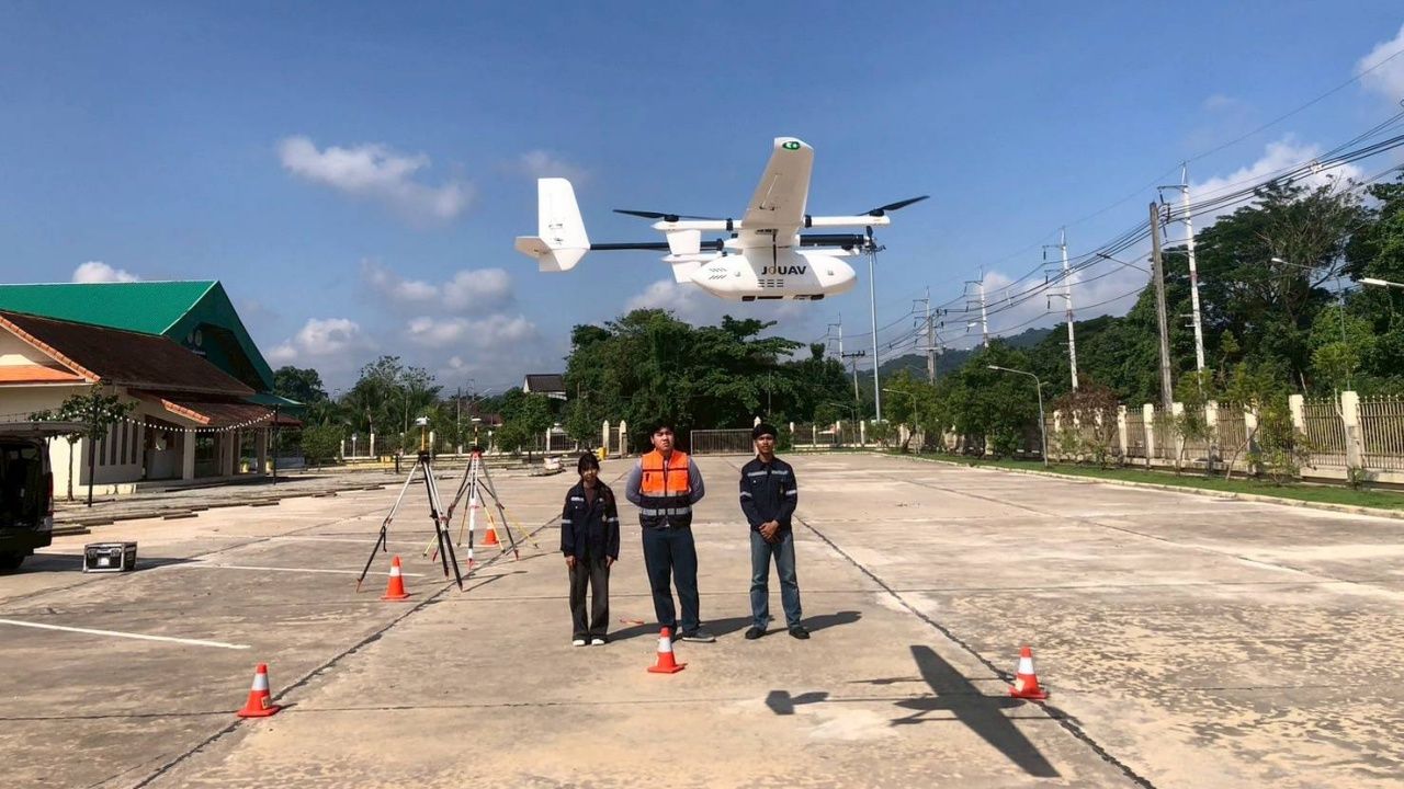 บพค. 合作网络研究人员使用“GeoAI”支持重建合艾市,助力应对洪水危机