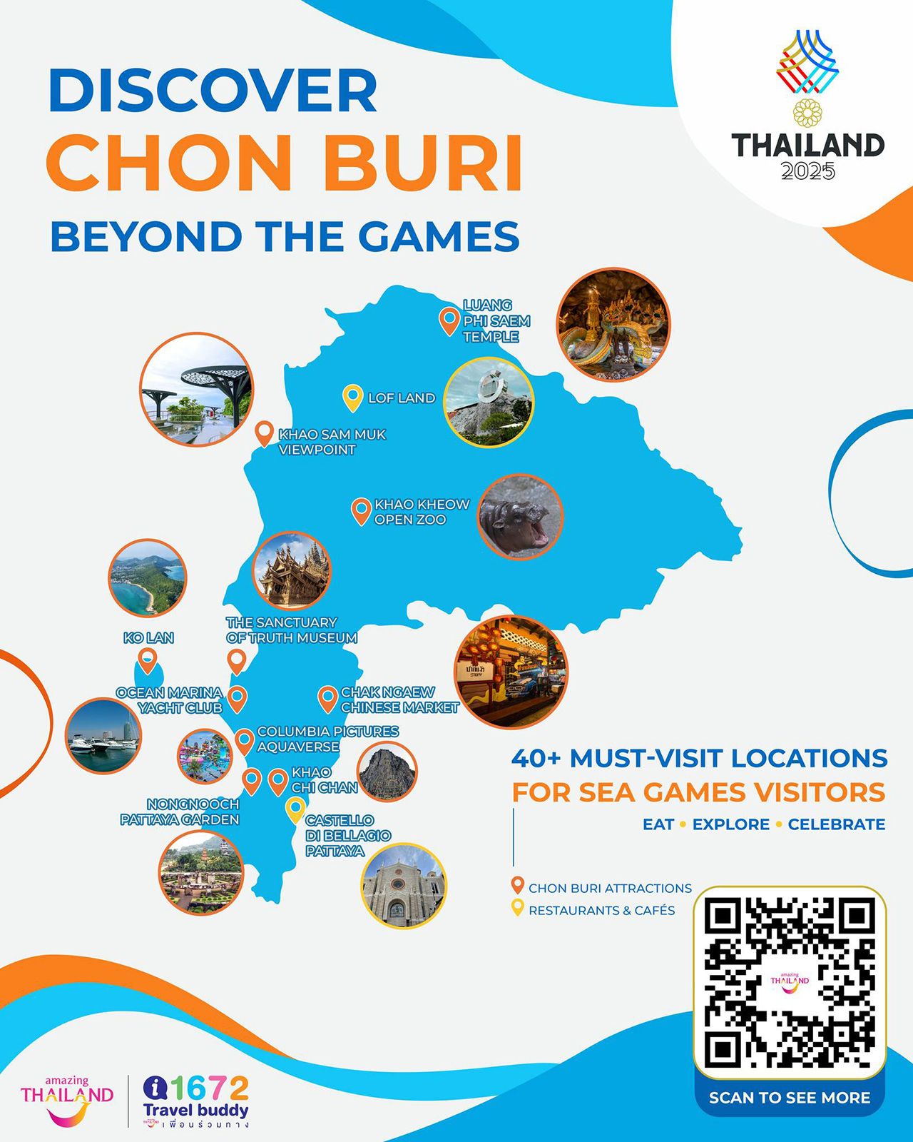 泰国观光局支持第33届东南亚运动会,结合创意旅游推出旅行指南,邀请游览和助威