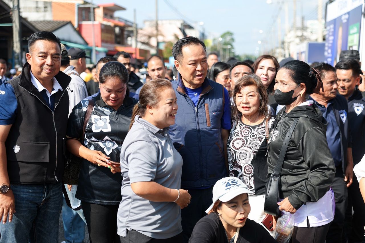 “阿努廷” 亲临春蓬，恳求自豪党拿下该府，回应“猜差诺”不与为泰党握手是个人观点