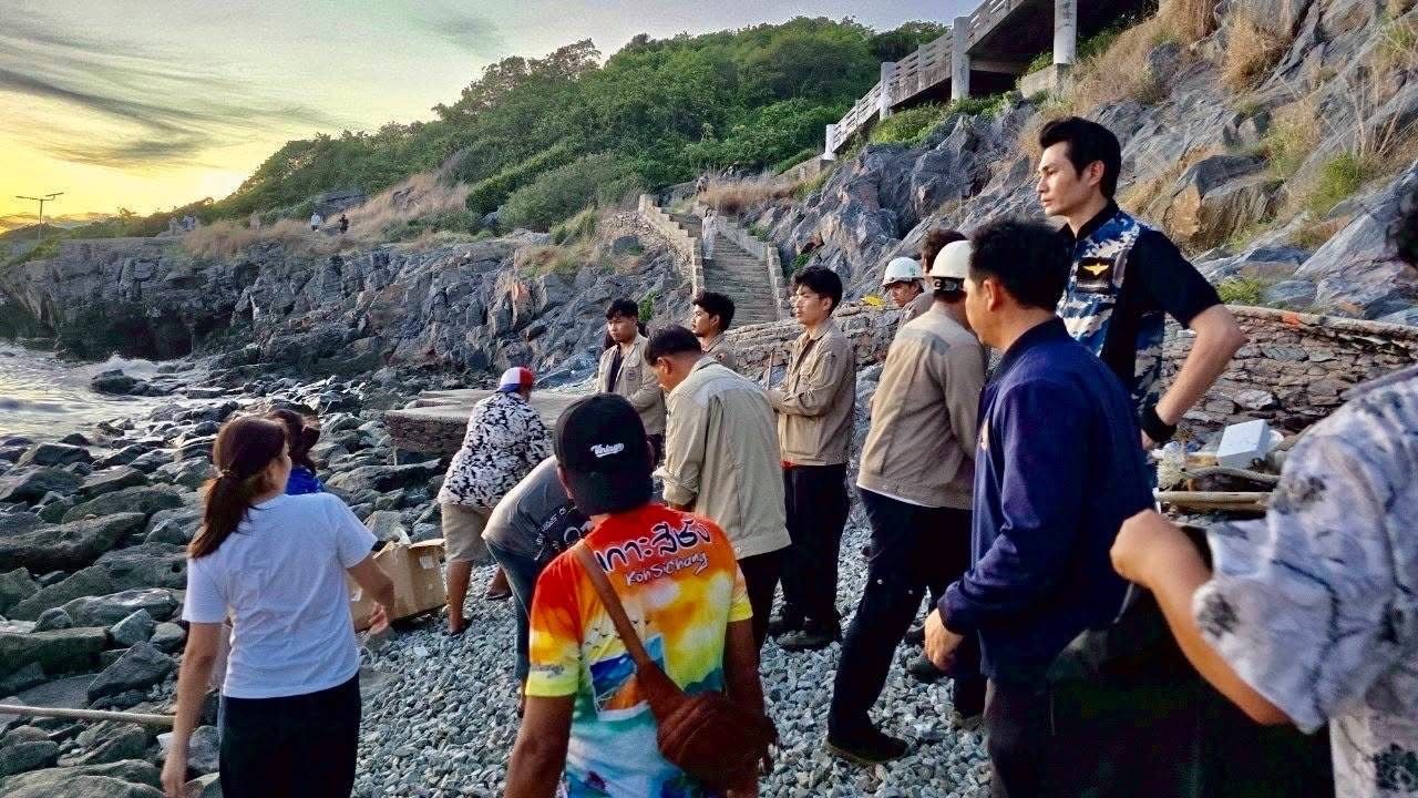 海岸部门紧急调查“油污”泄漏事件，位于色差岛海域