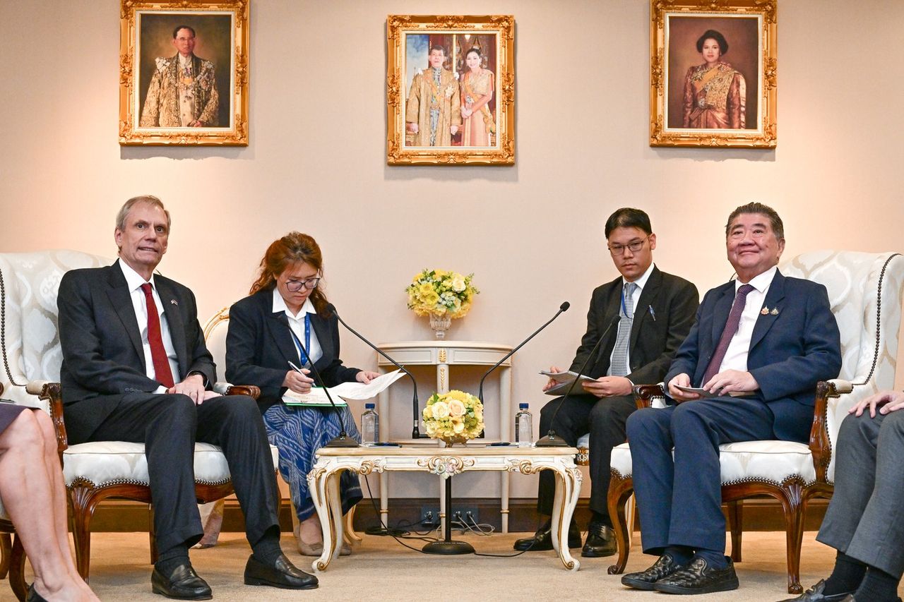 “Phumtham” 会见美大使 重申泰国坚持和平方式 期待接待特朗普访泰