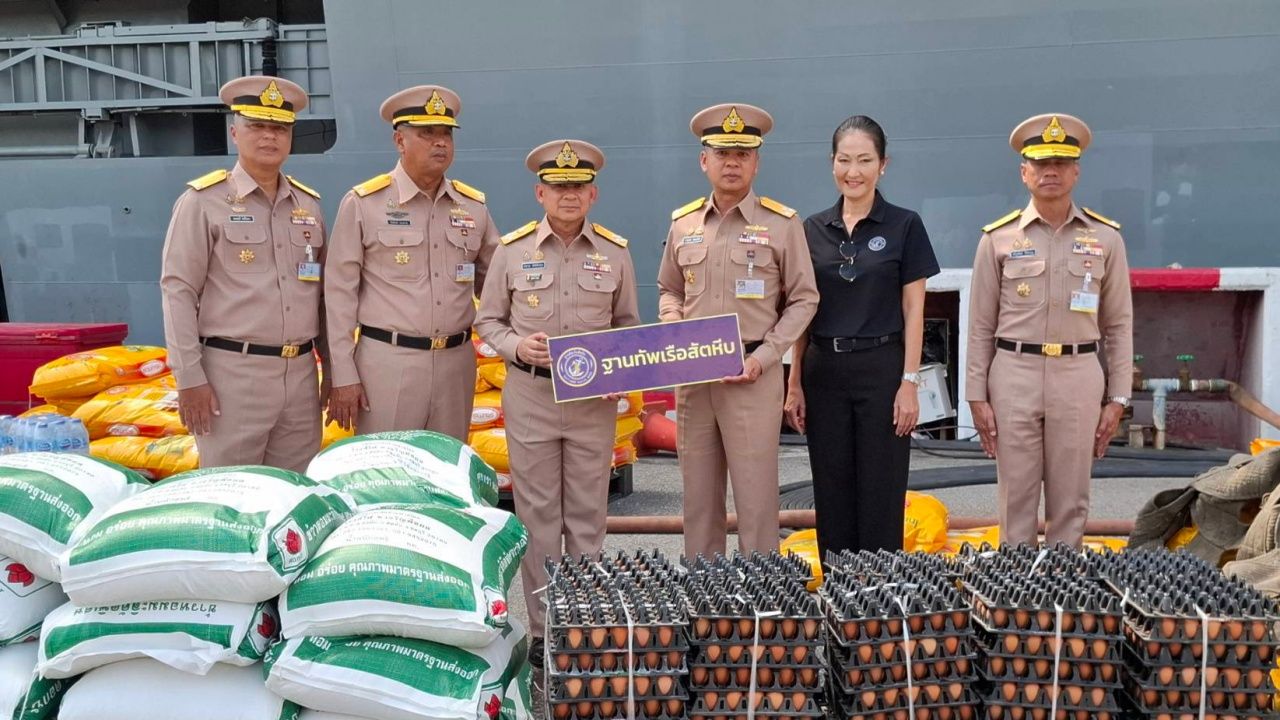 皇家查克里晋级号军舰已抵达南部，携食品和饮用水支援受灾地区