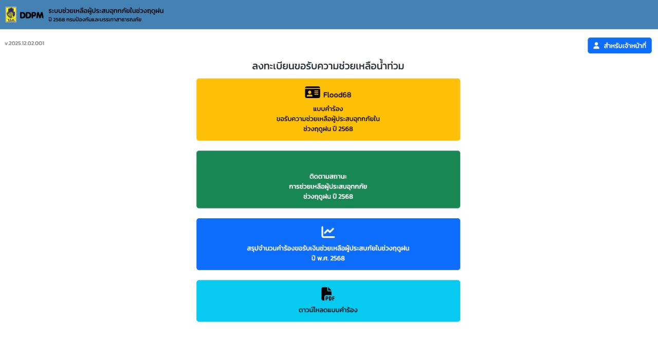 2025年洪水救济条件,谁能获得9,000泰铢的救济权益