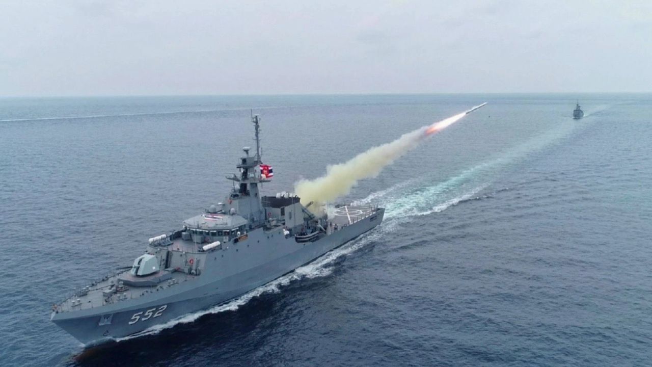 死神之矛,泰国皇家海军的鱼叉导弹