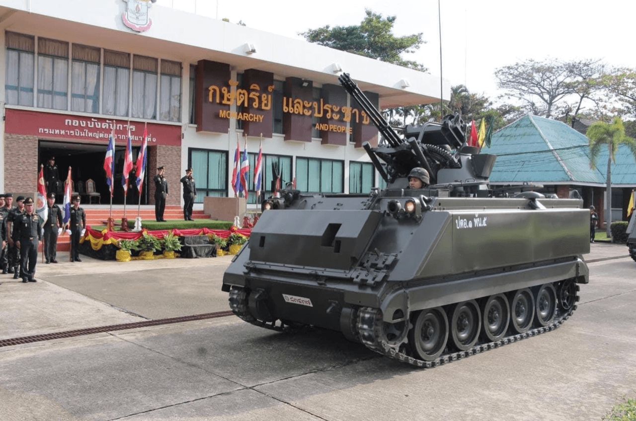 火力：M163 火神炮 泰国第5防空炮营