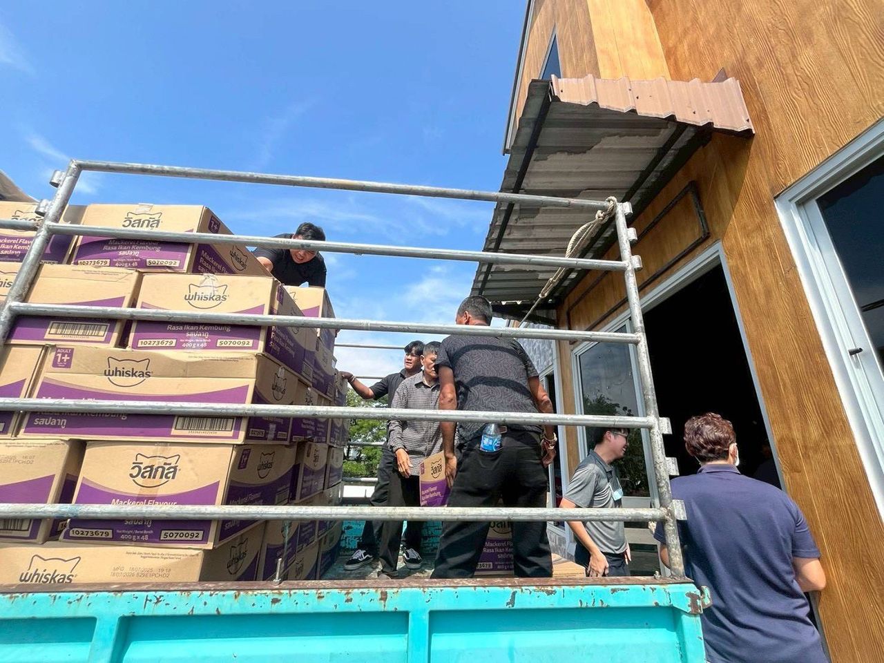 畜牧局援助5个泰柬边境省份受战事影响的畜牧灾民