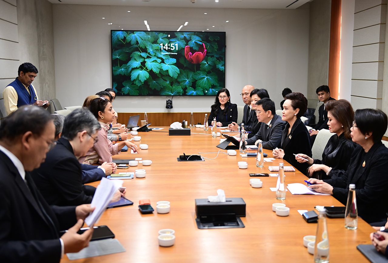 商业部长率团与TATA集团高管会谈,推动泰国私企对接印度平台,推广绿色建筑材料