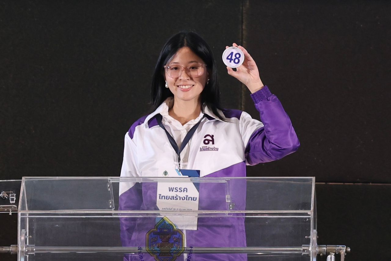 政党党派名单：联合泰国创建党为6号，经济党为11号，泰国创建新党为48号，泰爱国家力量党为21号