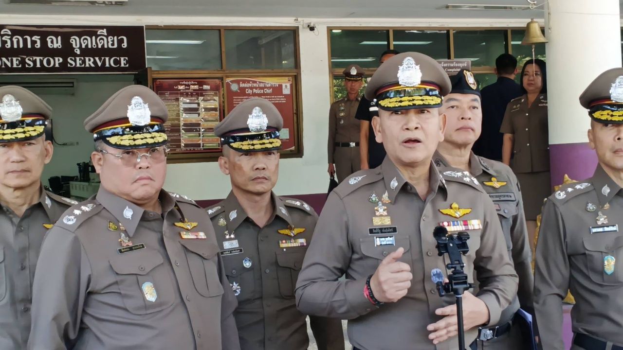 警察总长访问春武里府,严厉打击柬埔寨青年帮派