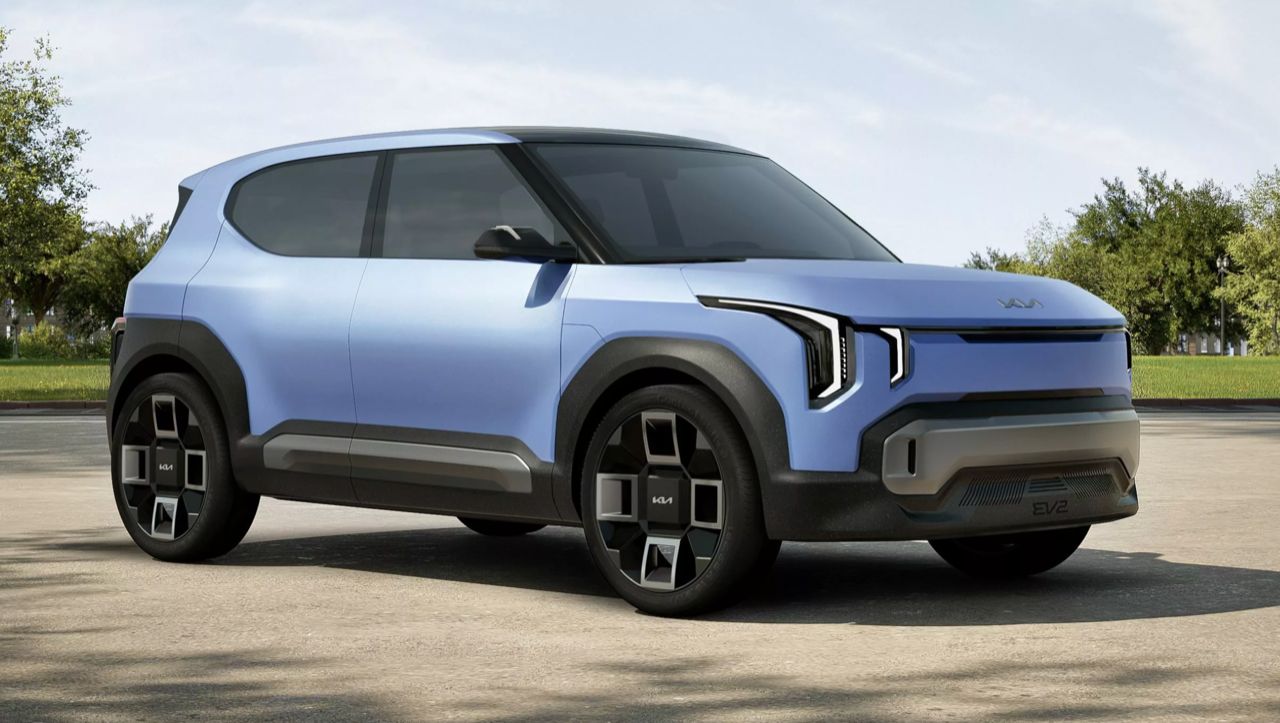 探秘全新KIA EV2 小巧电池不大 续航320公里