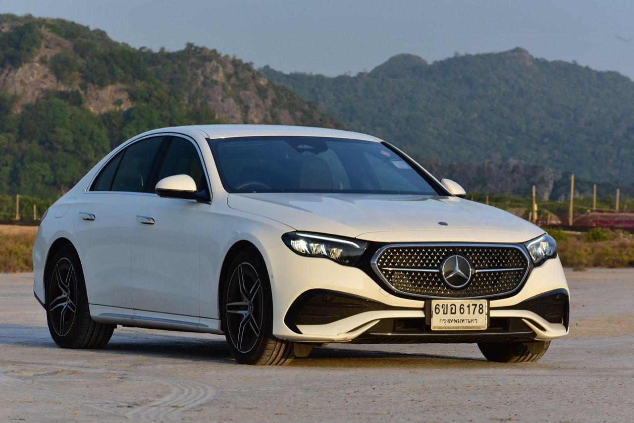 由泰国组装，行驶距离为1100公里——测试MERCEDES-BENZ NEW E220d AMG LINE