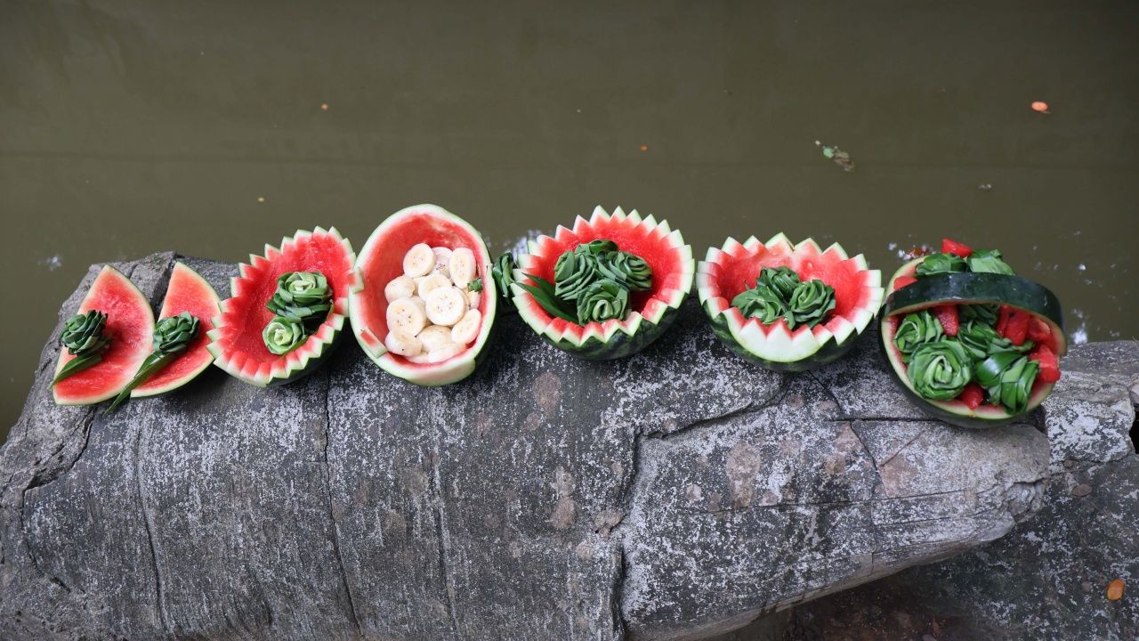 开设可爱画面,孔敬动物园制作“动物食品水灯”迎接水灯节