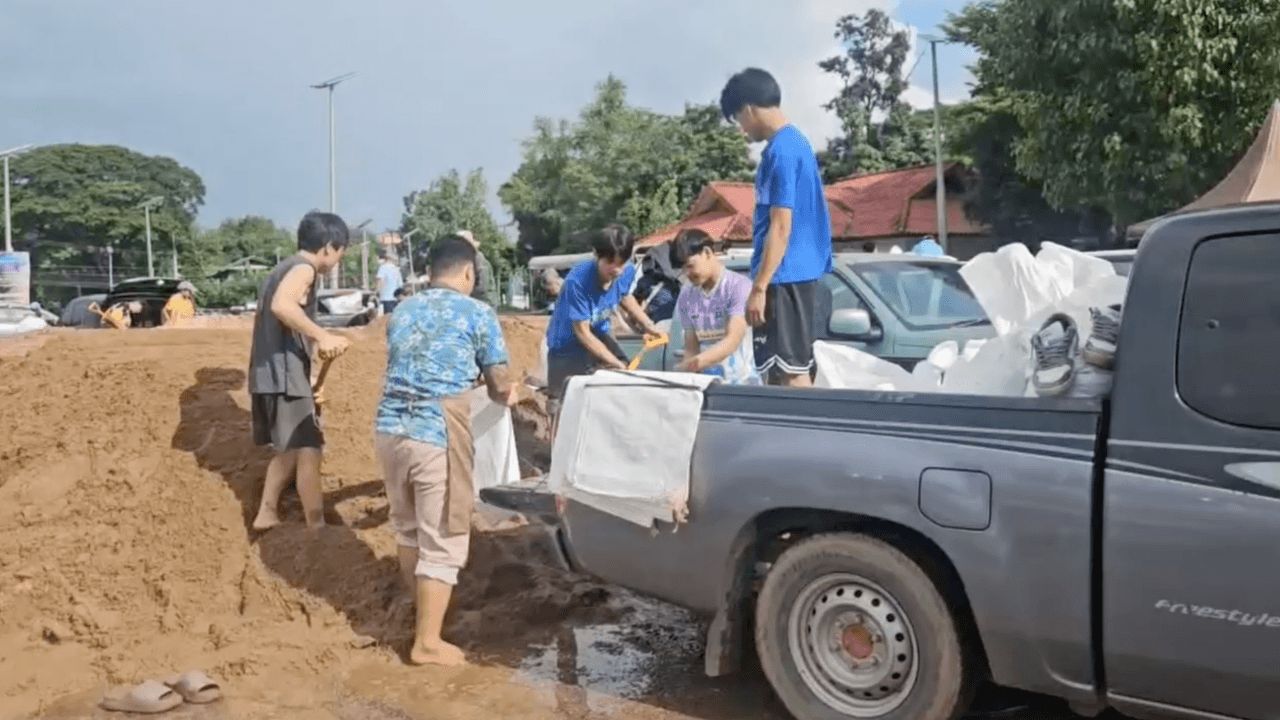 清迈紧急广播发出警报，警惕夜间新一轮排水流入市区