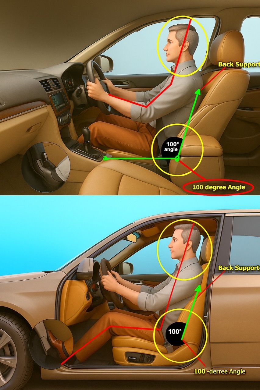 如何正确调整驾驶姿势和握方向盘