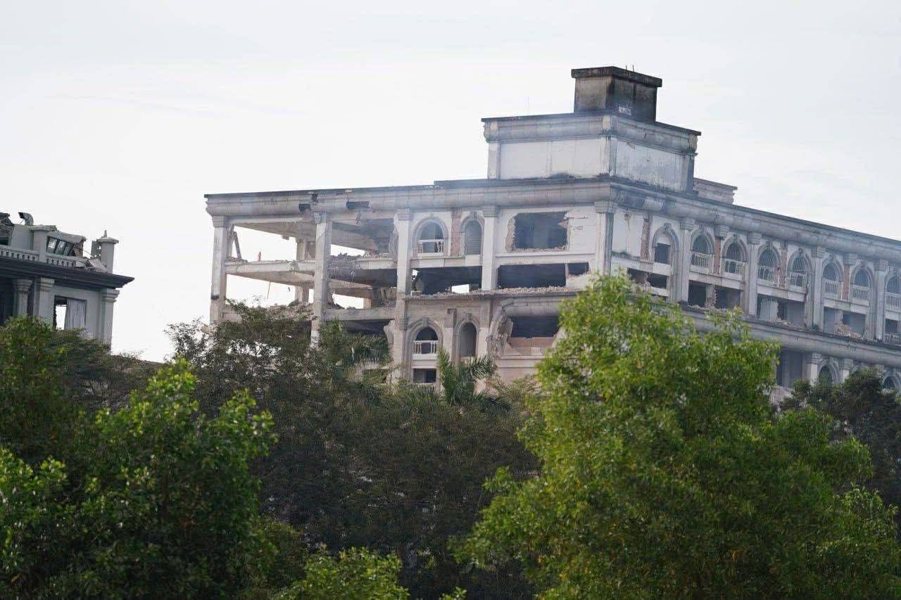 破坏军事目标的画面曝光 “查克朱姆那里桥-赌场” 斩断柬埔寨武器运输线