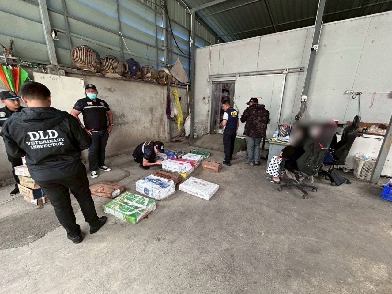 突击检查公寓，查获41吨非法进口冷冻牛肉，含福尔马林，销往曼谷及周边地区