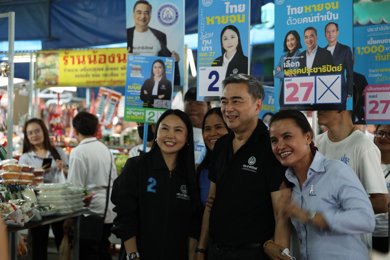 “阿披实”晨午晚巡回拉票，呼吁各党修改宪法不要碰触第1-2章