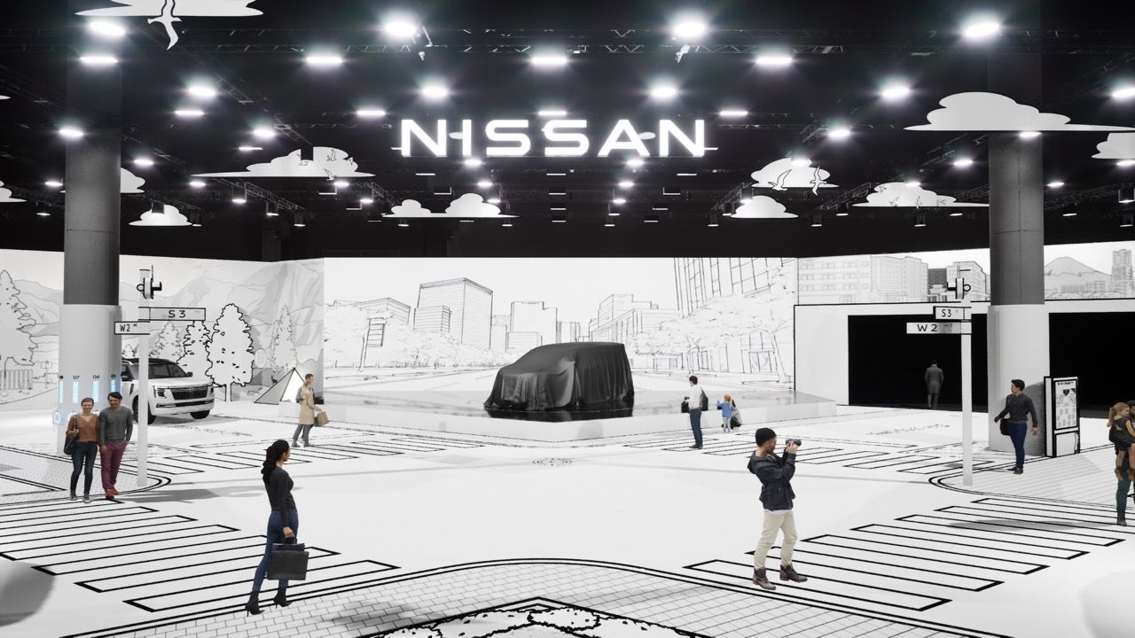 NISSAN展示结合日本文化的概念车，通过漫画主题展台亮相JMS 2025